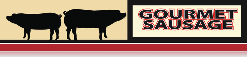 Gourmet Sausage Meat Case Divider- 24 " Long