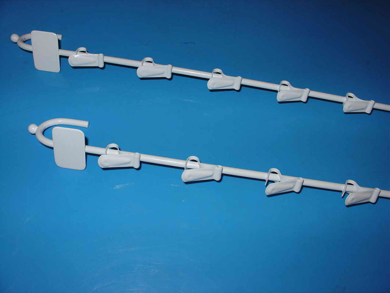 Metal Merchandising Strip with Scan Price Plate