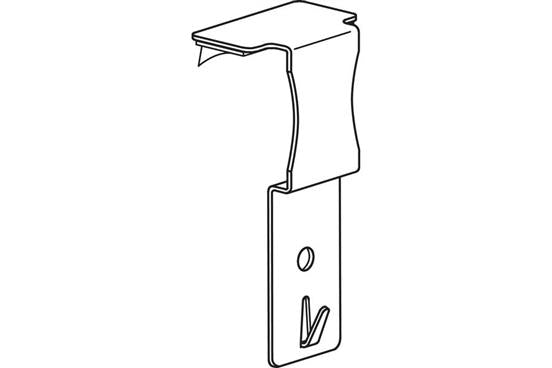 Merchandising Strips Clip Hanger for Cooler Doors-50 pieces