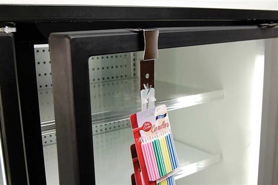 Merchandising Strips Clip Hanger for Cooler Doors-10 pieces