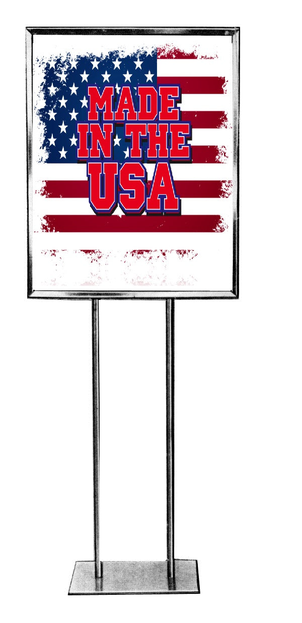 Made in the USA Standard Poster-Floor Stand Signs-22x28