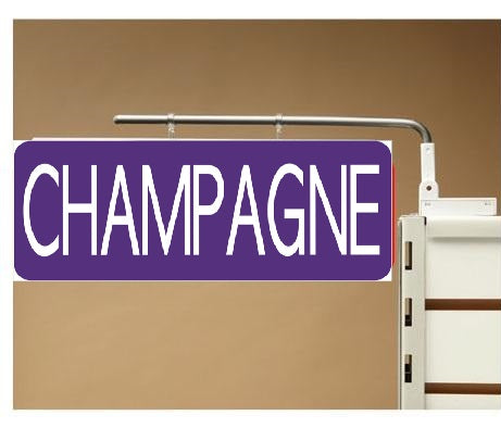 Magnetic Aisle Marker Sign Holders for Wine & Spirits Stores-100 pieces