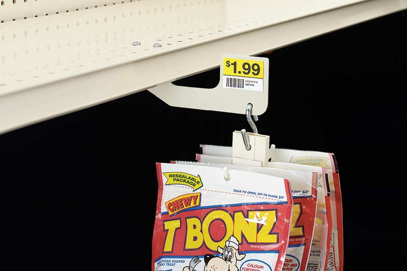 Merchandising Under Shelf Mount Strip Hangers- 50 pieces