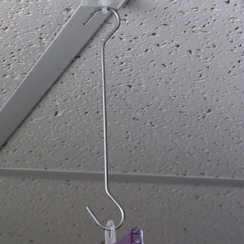 Metal Double 4" C-Hook Sign Holders-50 pieces