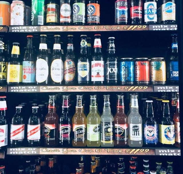 Mix or Match 6 pack Beer Price Channel Shelf Molding Strips- 10 pieces