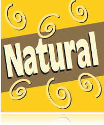 Natural Shelf Signs- 4"W x 4"H -50 pieces