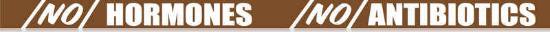 No Hormones-No Antibiotics Price Channel Molding Strips-24" W x 1.25" H -10 pieces