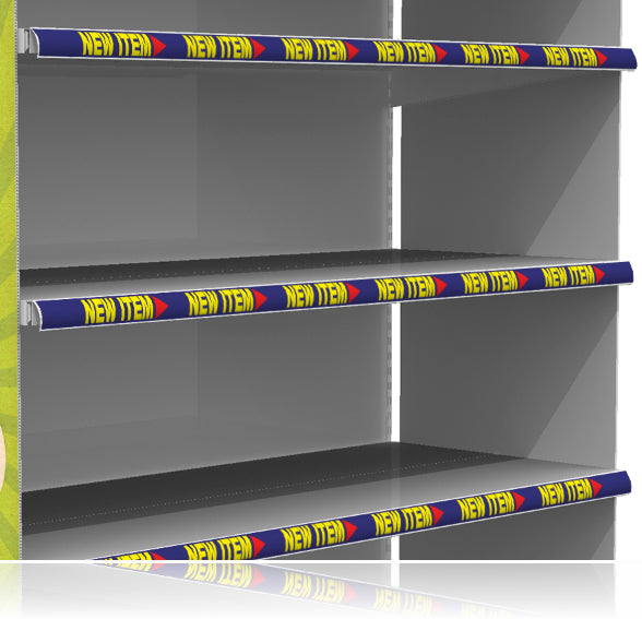 New Item Price Channel Molding Shelf Strips 12"W x 1.25"H-20 pieces