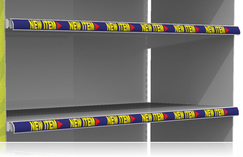 New Item Price Channel Molding Shelf Strips 12"W x 1.25"H-20 pieces