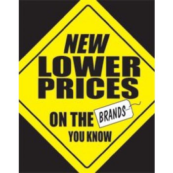 New Lower Prices Floor Stand Stanchion Signs-22" W x 28"H
