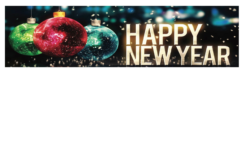 New Year's Shelf Signs-Price Cards-11" W x 7" H -10 signs