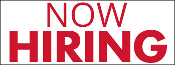 Now Hiring Vinyl Banner