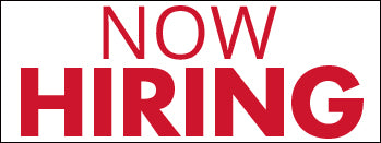 Now Hiring Window Signs- 4 pieces