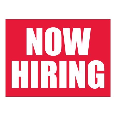 Now Hiring Apply Within Window Sign-Poster