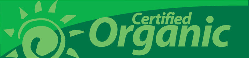 Organic Produce Category Header Sign-Sunburst