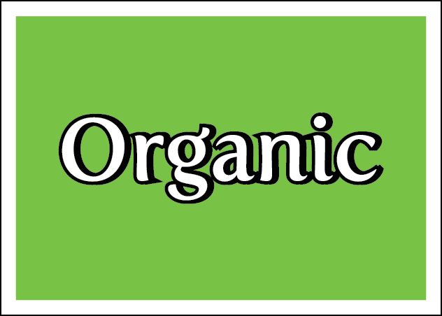 Organic Information  Price Channel Shelf Molding Tags- 100 pieces