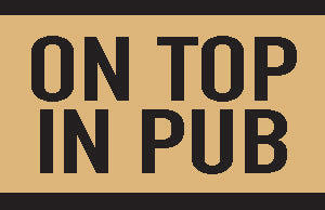 On Tap in Pub Price Channel Shelf Molding Tags- 50 pieces