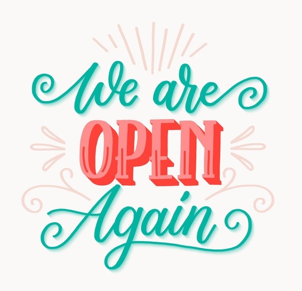 Open Window Signs -2 pieces