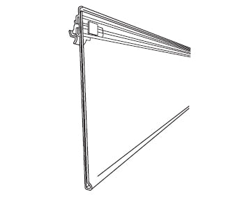 P.O.P. Sign Holder with Clips-5 pieces