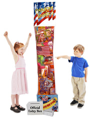 Giant Patriotic Toy Filled Stocking Sweepstakes-Contest Giveaway- Promotional Item - screengemsinc
