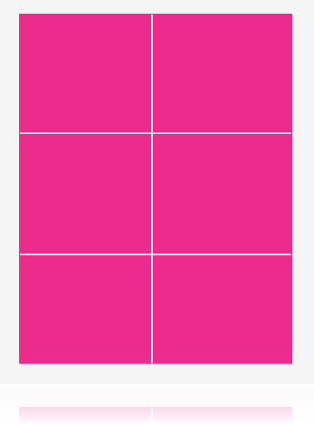 Pink Storage Sign Pink Fluorescent 6UP Laser Compatible Shelf Signs-600 signs — screengemsinc
