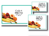 Produce Shelf Signs-5.5"W x 3.5"H-100 price cards - screengemsinc