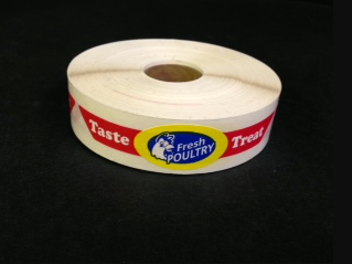 Poultry Pressure Sensitive Strap Labels-500 labels