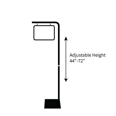 Pallet Sign Holder & Sign Frame Set-Adjustable-8.5
