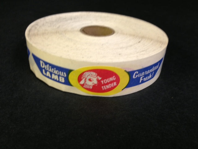Lamb Pressure Sensitive Strap Labels-500 labels