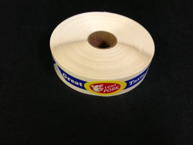 Pork Pressure Sensitive Strap Labels-1000 labels