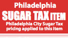 Philadelphia Sugar Tax Price Channel Shelf Strips
