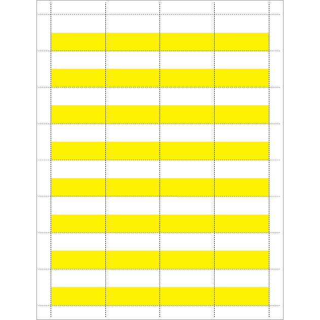 Price Tags-White & Yellow-32 tags per sheet