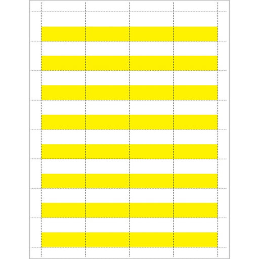 Price Tags-White & Yellow-32 tags per sheet