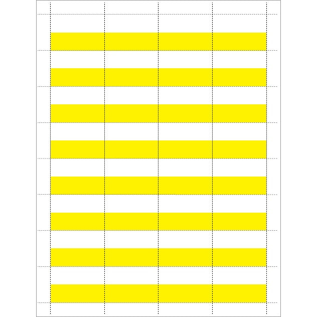 Price Tags-White & Yellow-32 tags per sheet -3200 Price Tags — screengemsinc