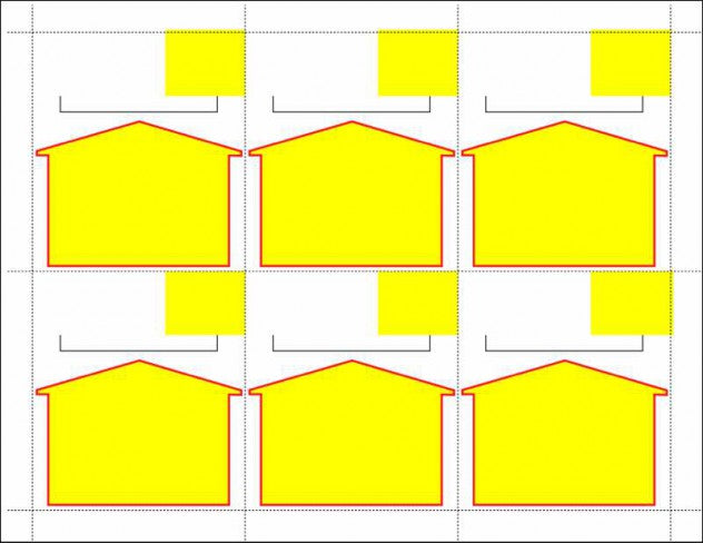 Price Tags-White & Yellow-32 tags per sheet -3200 Price Tags