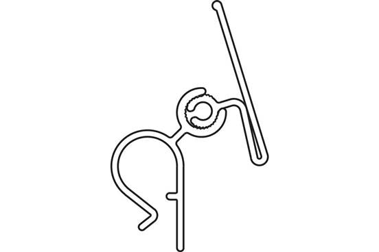 Covered Face Sign Holder System for Wire Fixtures- 3.5 x 5.5- 10 pieces