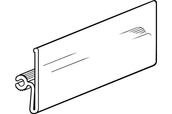 Covered Face Sign Holder System for Wire Fixtures- 3.5 x 5.5- 10 pieces