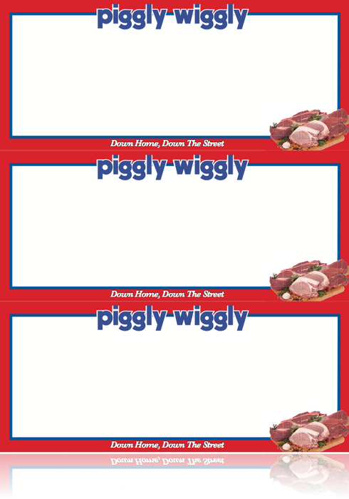 Piggly Wiggly Supermarket Meat Department 