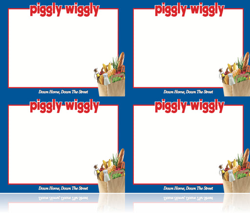 Piggly Wiggly Grocery Department Sign CardsPiggly Wiggly Price Cards Shelf Signs Price Signs