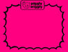 Piggly Wiggly Pink Fluorescent Starburst Price Cards- Shelf Signs