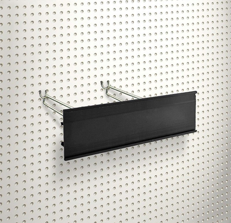 Pegboard C-Channel Sign Holders-24"W x 3"H-10 pieces