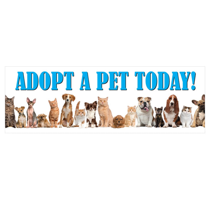 Pet Adoption Hanging Sign-32"W x 24"H