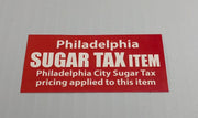 Philadelphia Sugar Tax Price Channel Shelf Strips