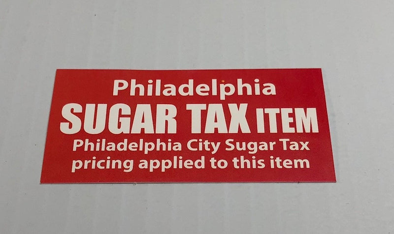 Philadelphia Sugar Tax Price Channel Shelf Strips