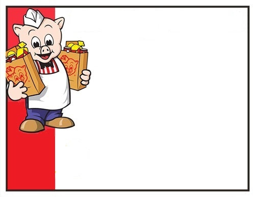 Piggly Wiggly Shelf Signs-Laser Price Cards-11"w x 7"H