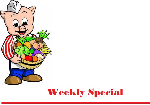 Piggly Wiggly Weekly Special Shelf Signs-Laser Price Cards-11"w x 7"H