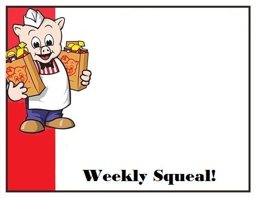 Piggly Wiggly Weekly Squeal Shelf Signs-Laser Price Cards-11"w x 8.5"H
