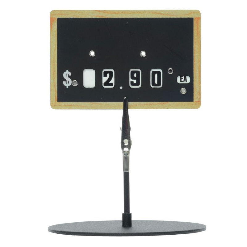 Chalkboard Dial-a-Price Tags - 5 pieces
