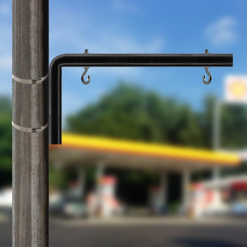 Pole Sign Holder Vertical Sign Bracket Kit- 22"
