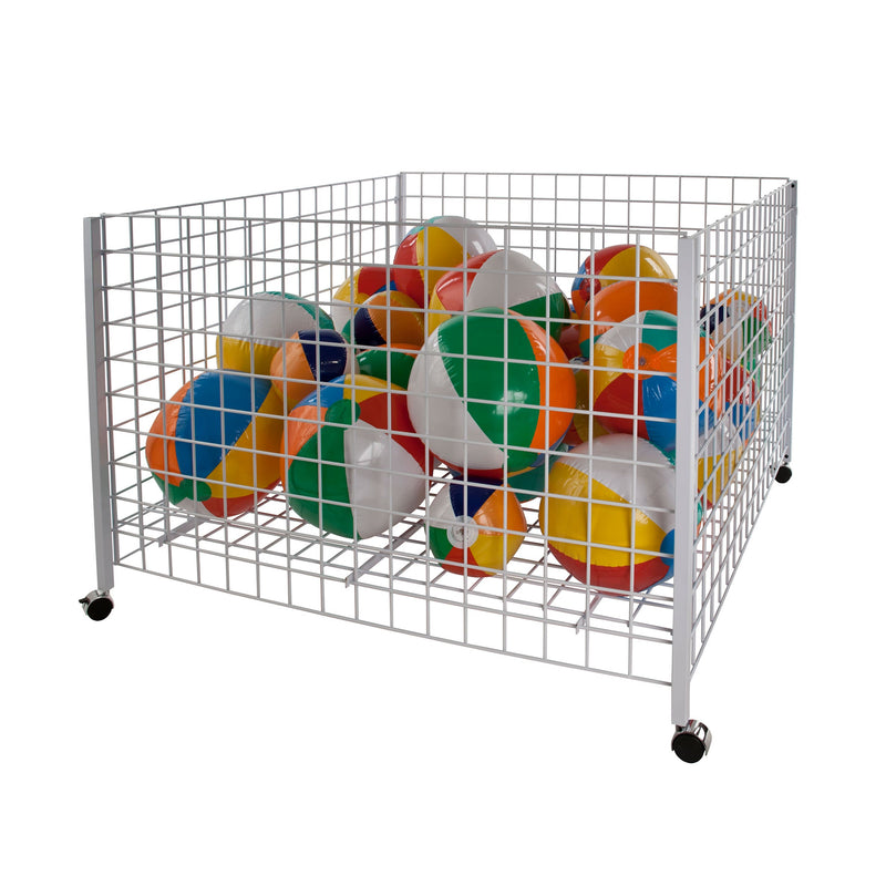 Premium Wire Merchandising Dump Bin-48" White